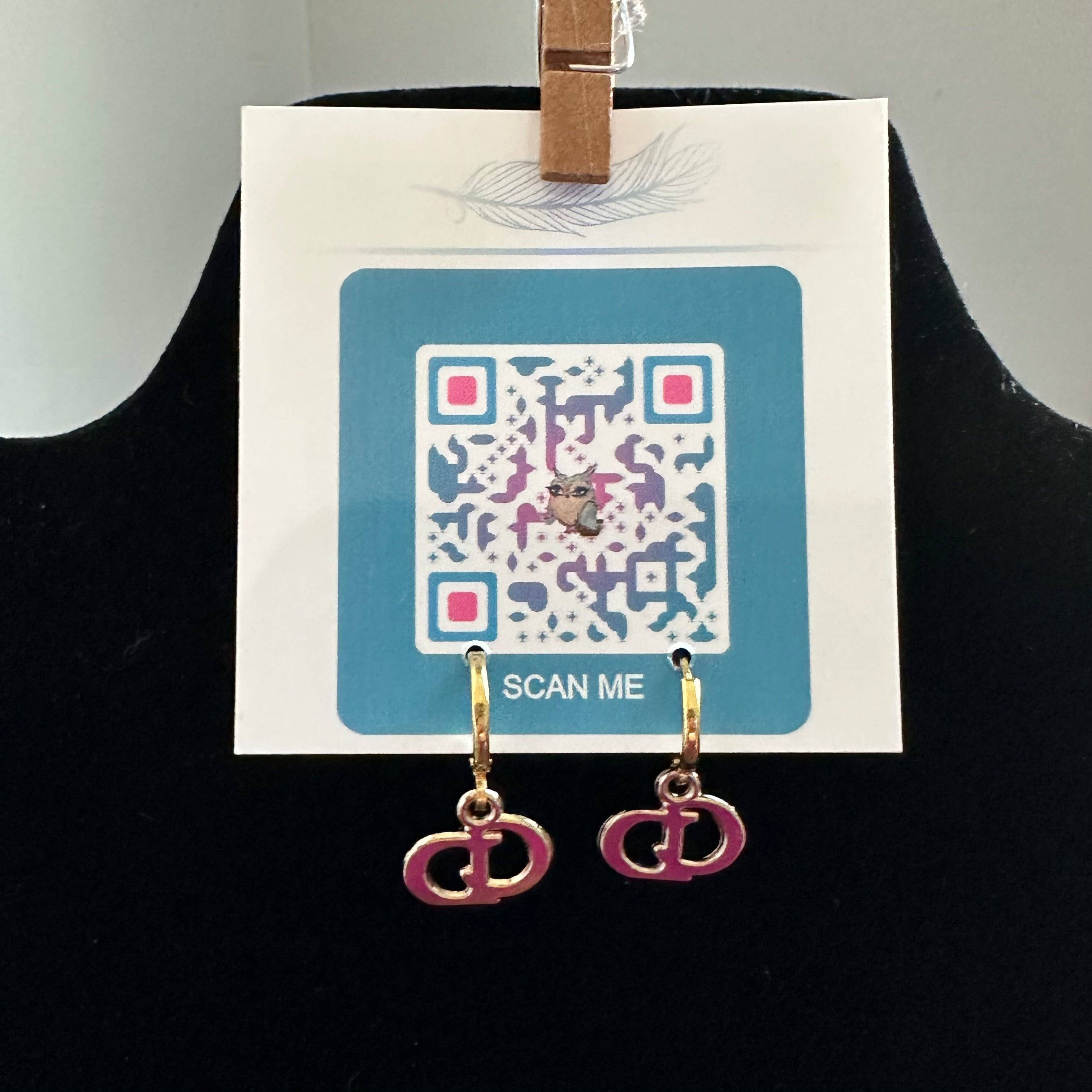 Repurposed Dior Earrings