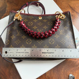The Swan Crossbody - Vintage LV Monogram in Burgundy