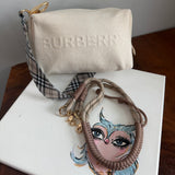 The Shoulder/Crossbody Bag - Burberry in Canvas (two straps!!)