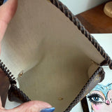 The Handmade Junco Crossbody - Vintage Monogram  LV in Dark Brown