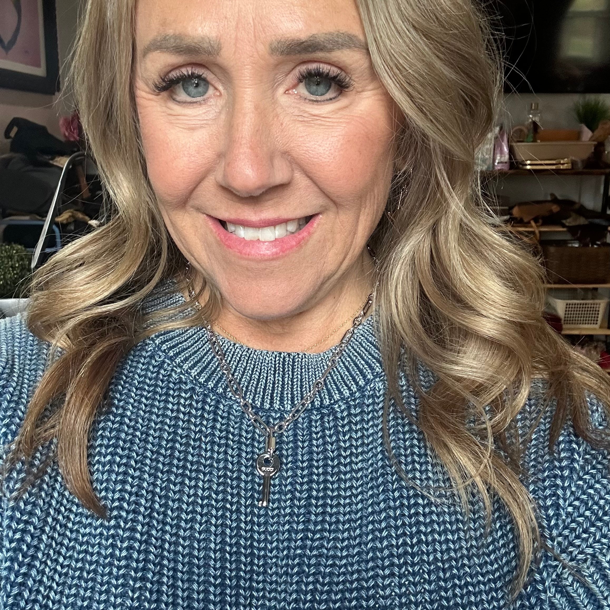 Upcycled Gucci Key Necklace