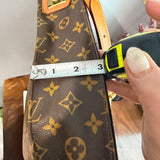 LOUIS VUITTON Monogram Garment Bag Insert with Leather Strap