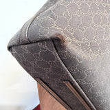 The Albatross Shoulder Bag - Vintage Gucci GG in Chocolate Brown Canvas