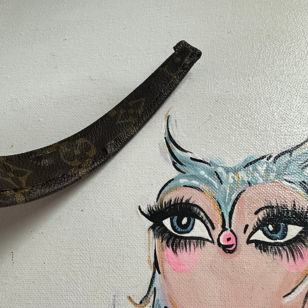 Upcycled LV Headbands