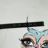 Black Prada Wristlet/Bag Charm