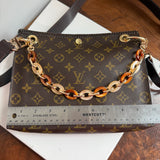 The Swan Crossbody - Vintage Monogram LV in Chocolate Brown