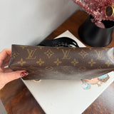 The Swan Crossbody - Upcycled Vintage LV Monogram in Black