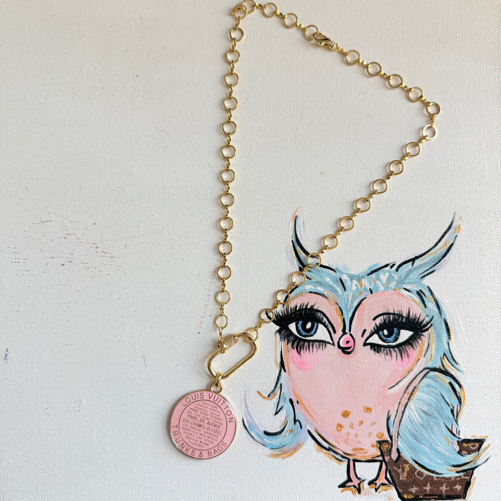 Repurposed Louis Vuitton Necklace