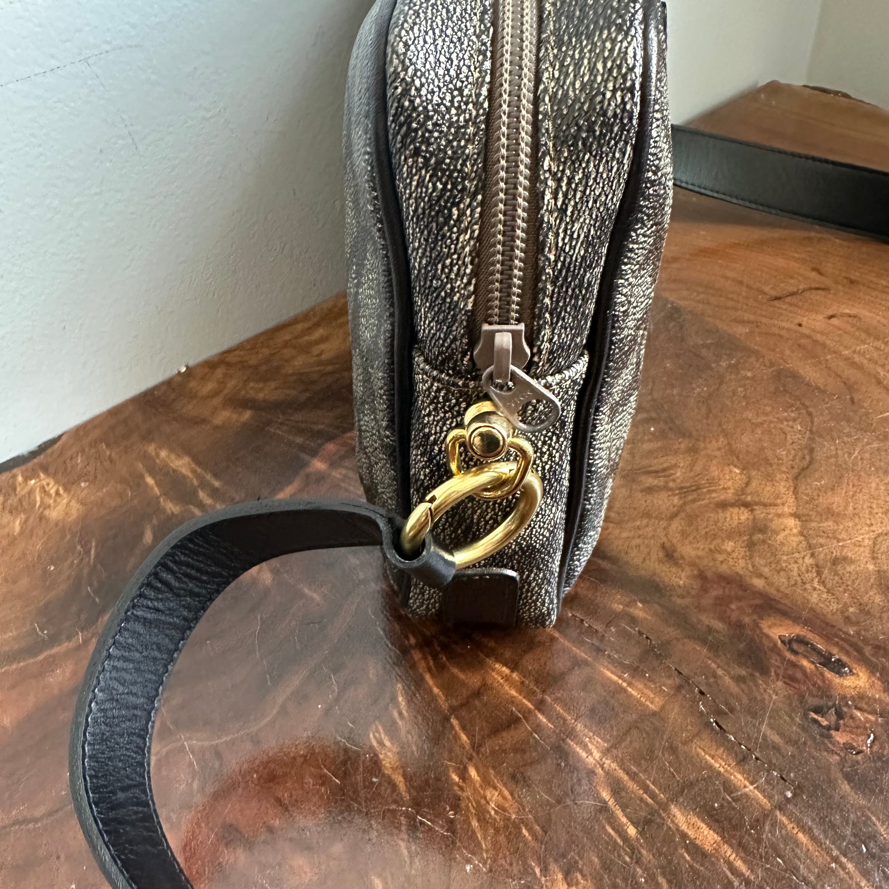 The Junco Crossbody - Vintage YSL in Giraffe Print