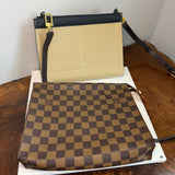 The Swan Crossbody - Vintage Damier Centenaire in Brown