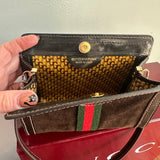 The Junco - Brown Suede Vintage Gucci GG Handbag (smaller)