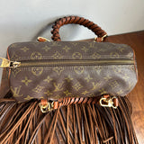 The Mallard Handbag - Vintage LV in Monogram with Fringe