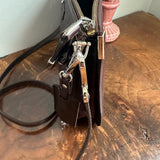 The Junco - Vintage Gucci Guccissima Crossbody Bag in Brown