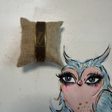 Upcycled LV Cuff