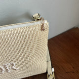 The Junco Crossbody Bag - Raffia Dior