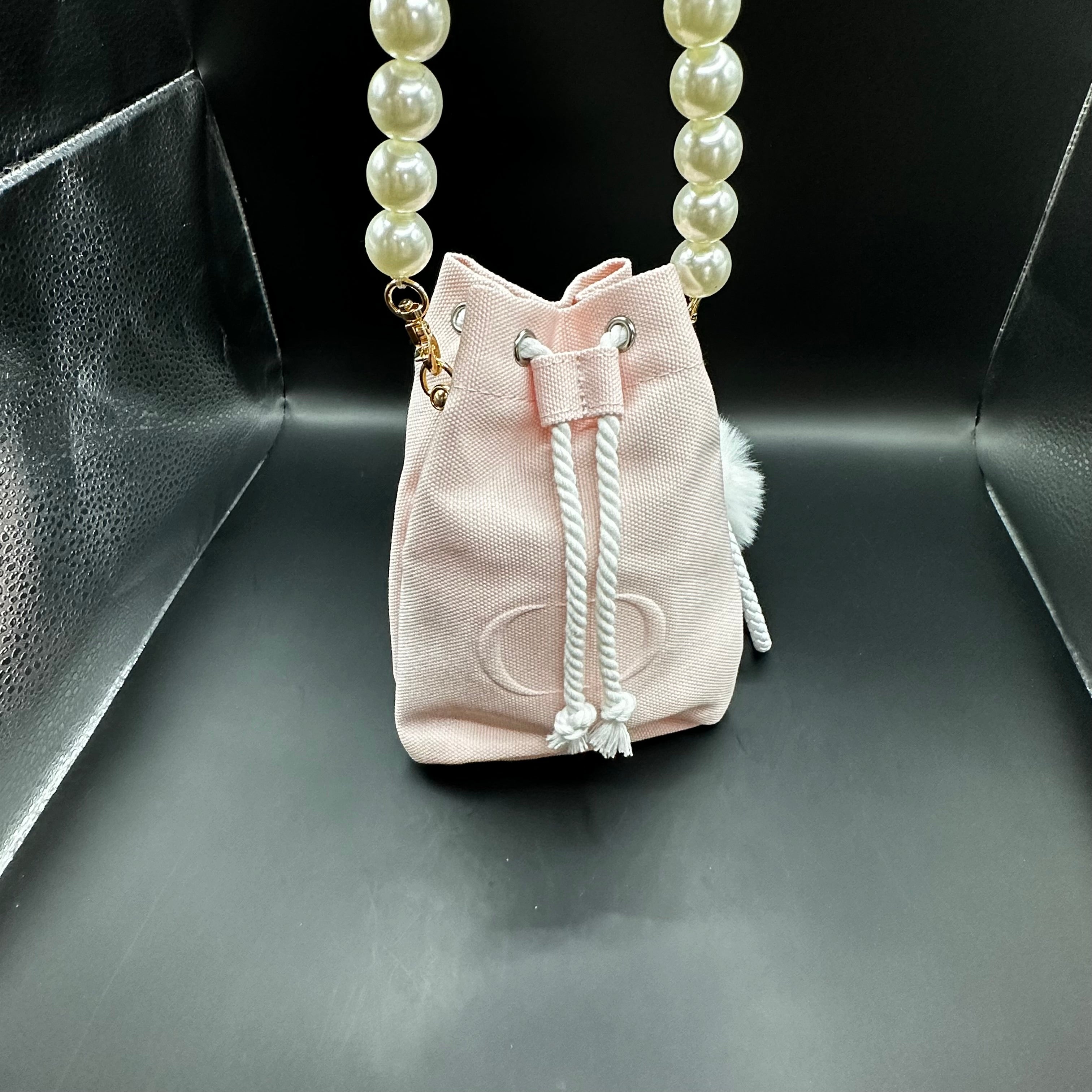 The Junco Pearl Handbag  - Pale Pink Dior