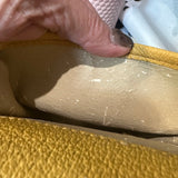 The Junco Crossbody/Belt Bag - Vintage Gucci Horsebit in Yellow Suede