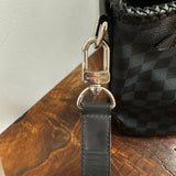 The Peacock Messenger/Laptop Bag in Cobalt Damier