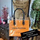 The Smaller Tote Bag - Classic Orange LV with Black Handles (9x7x5)