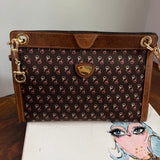 The Swan Crossbody  - Vintage Gucci Horsebit in Brown