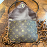 The Western Fringe Junco Crossbody - Vintage Monogram LV