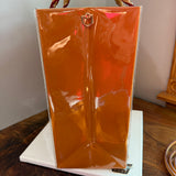 The Large LV Tote/Crossbody Bag - Classic Orange with Organizer Insert