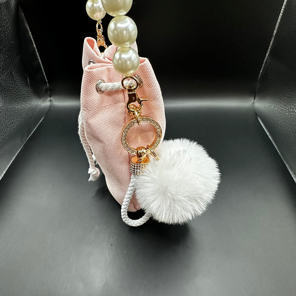The Junco Pearl Handbag  - Pale Pink Dior