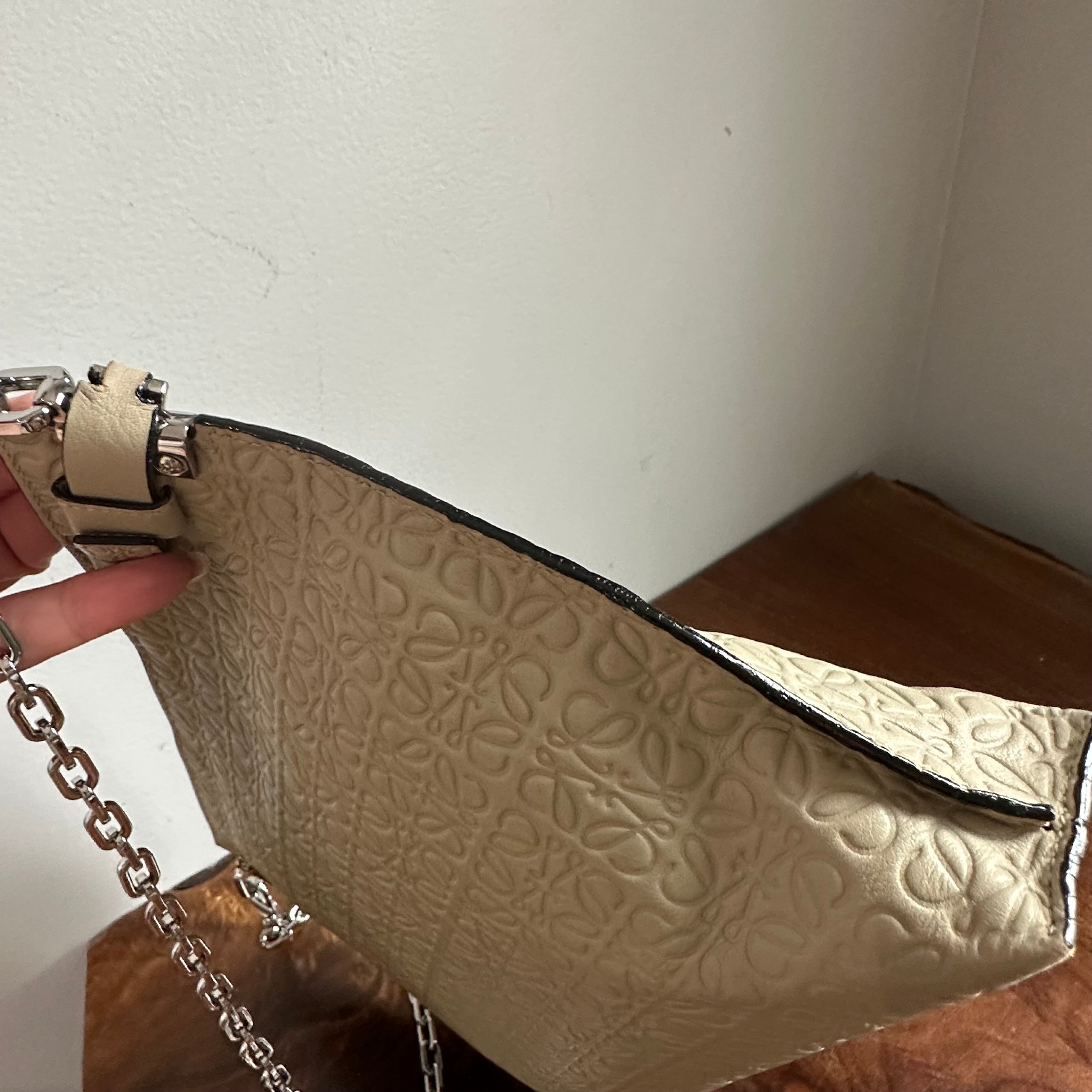 The Junco Crossbody - Vintage Loewe Anagram Beige