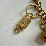Am I Lucky ... Bag Charm/Keychain with Authentic LV Padlock