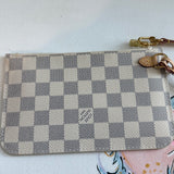 The Chick Wristlet - Upcycled LV in Damier Azur