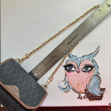 The Junco Wristlet - Vintage Honeycomb Dior