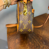 The Sparrow Crossbody - Vintage Monogram in Vachetta with Braiding