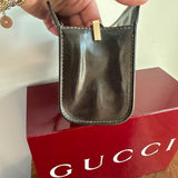 The Junco - Brown Suede Vintage Gucci GG Handbag (smaller)