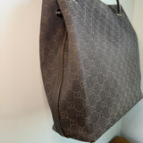 The Albatross Shoulder Bag - Vintage Gucci GG in Chocolate Brown Canvas