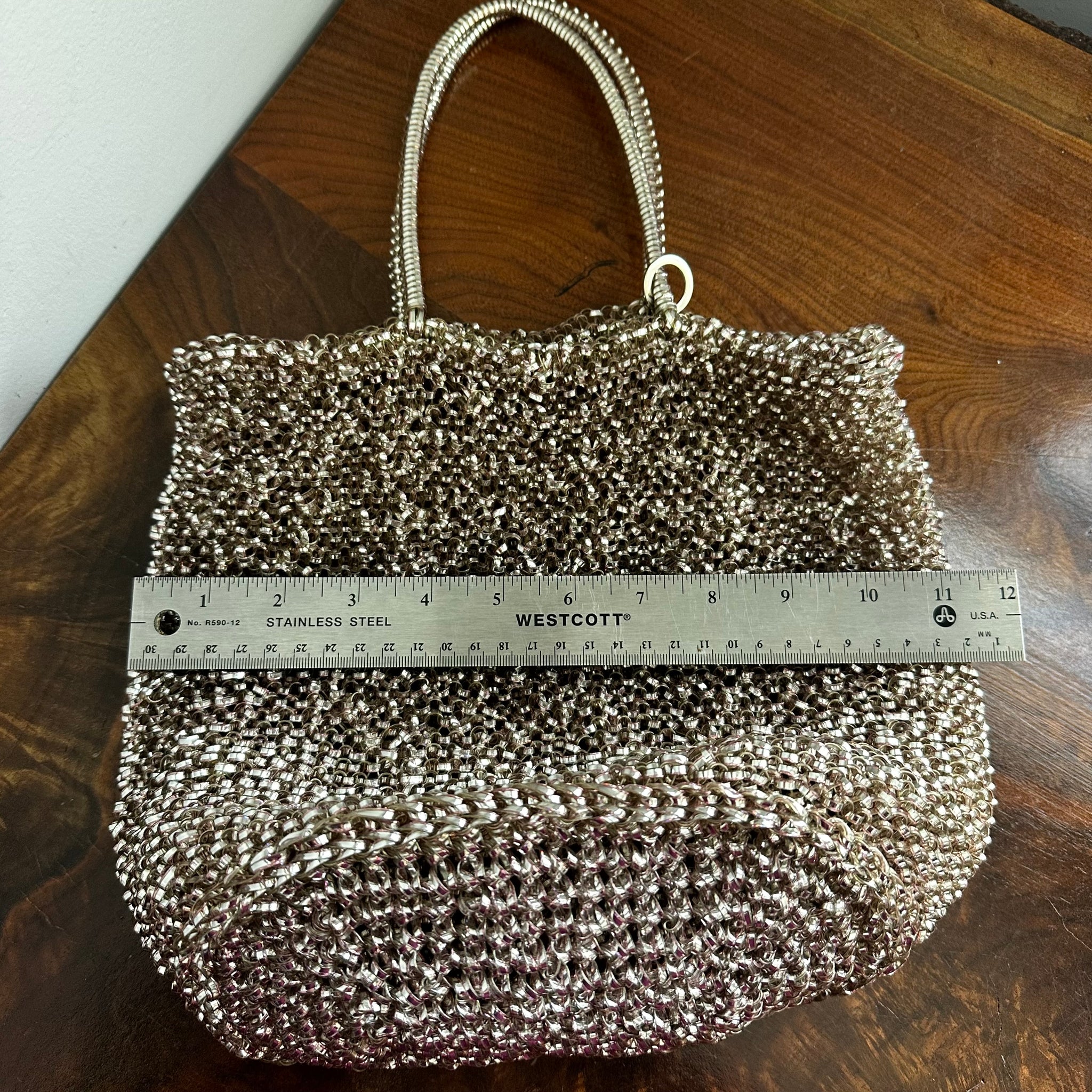 Anteprima Wirebag Tote in Silver/Rose Gold – Beauty Bird Vintage
