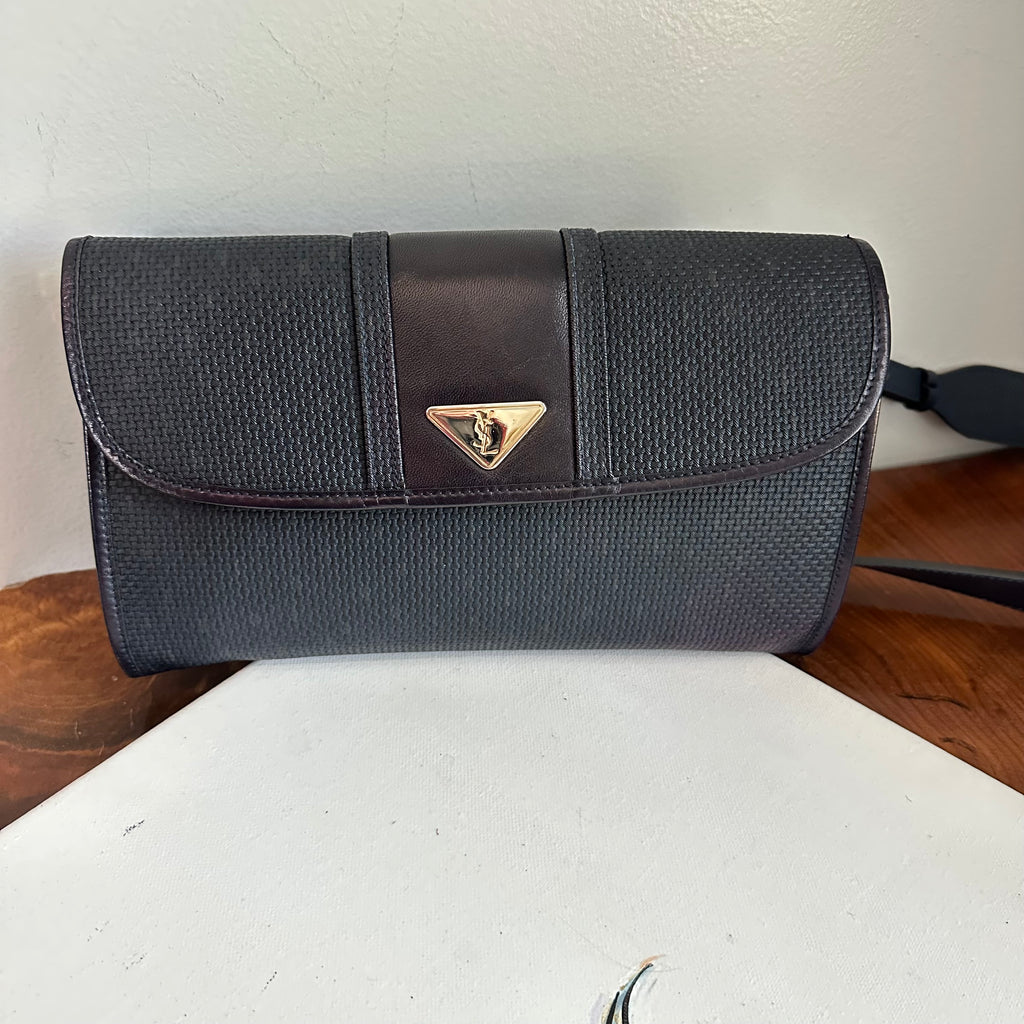 The Junco Crossbody - Vintage YSL in Navy