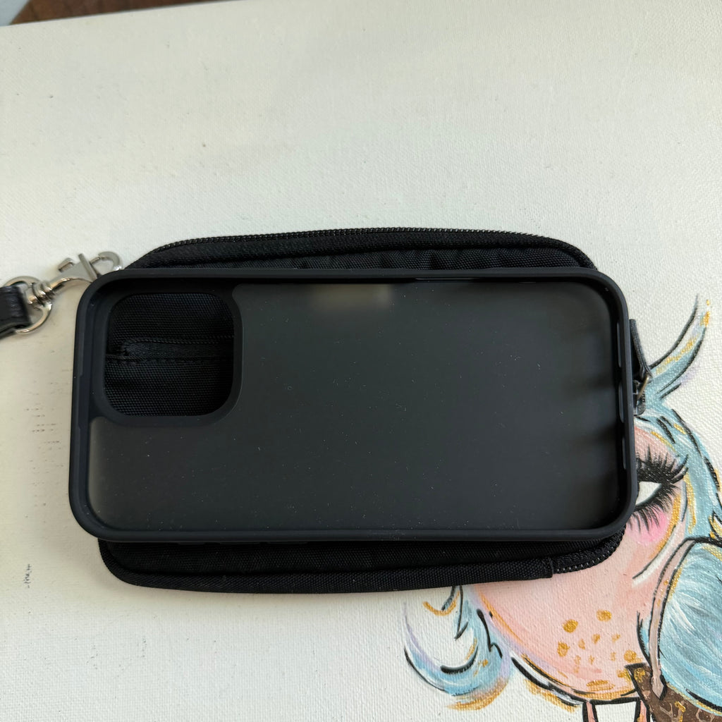 The Junco Wristlet - Vintage Gucci in Black Canvas