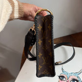 The Swan Crossbody - Vintage LV Monogram in Black