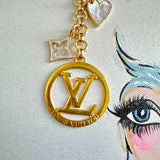 Upcycled LV Bag Charm Sets