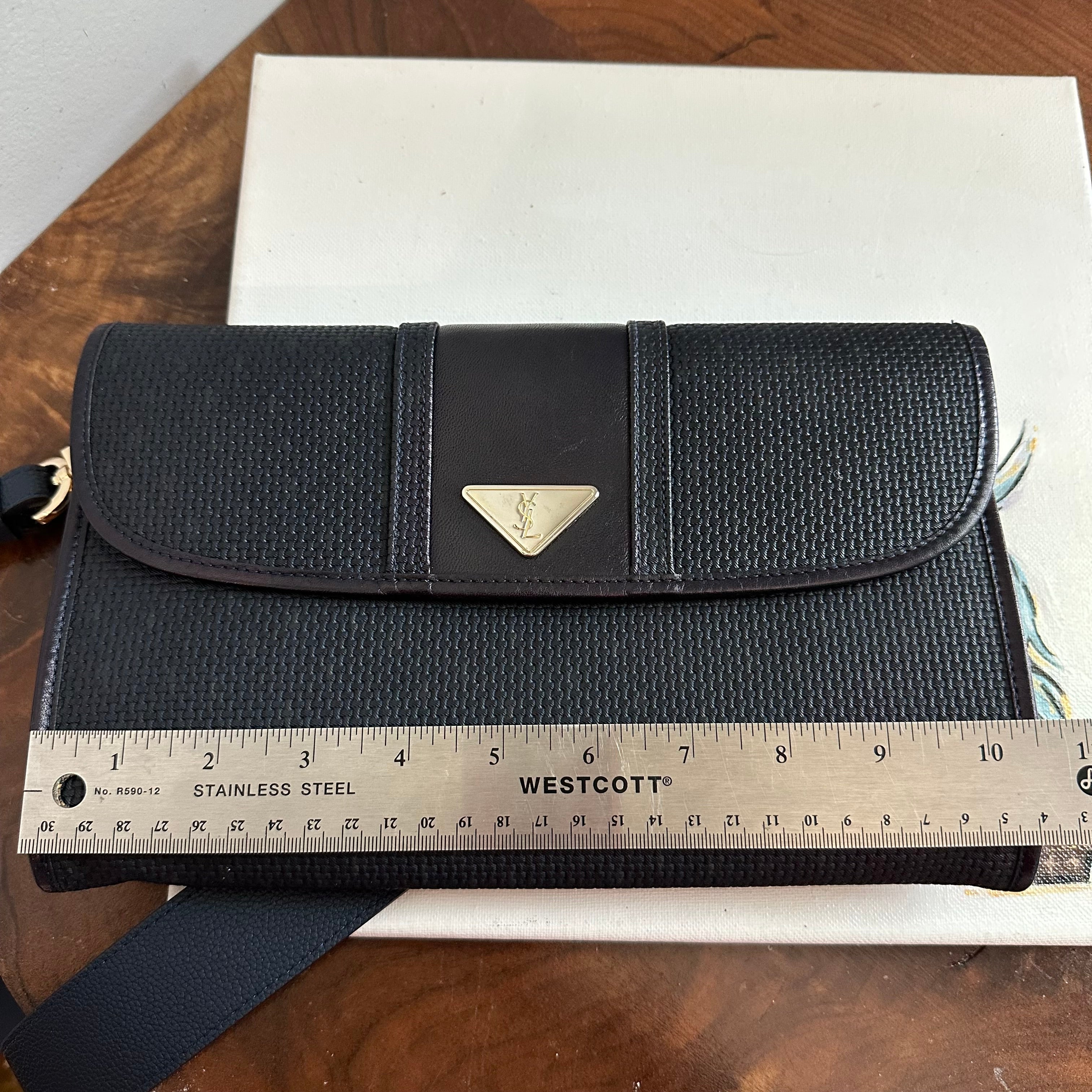 The Junco Crossbody - Vintage YSL in Navy