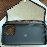 The Handmade Junco Crossbody - Vintage Monogram  LV in Dark Brown