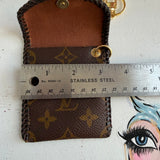 The Cardinal - Monogram LV Card Holder/Keychain in Brown