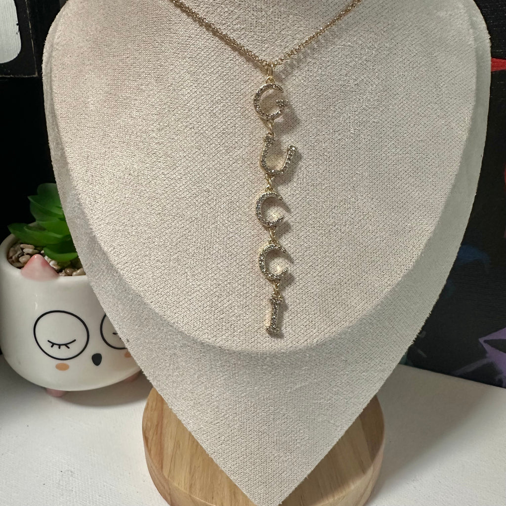 Upcycled GG Necklace
