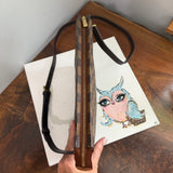 The Swan Crossbody - Vintage Damier Centenaire in Brown