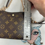 The Cygnet Crossbody - Vintage LV Monogram in Chocolate