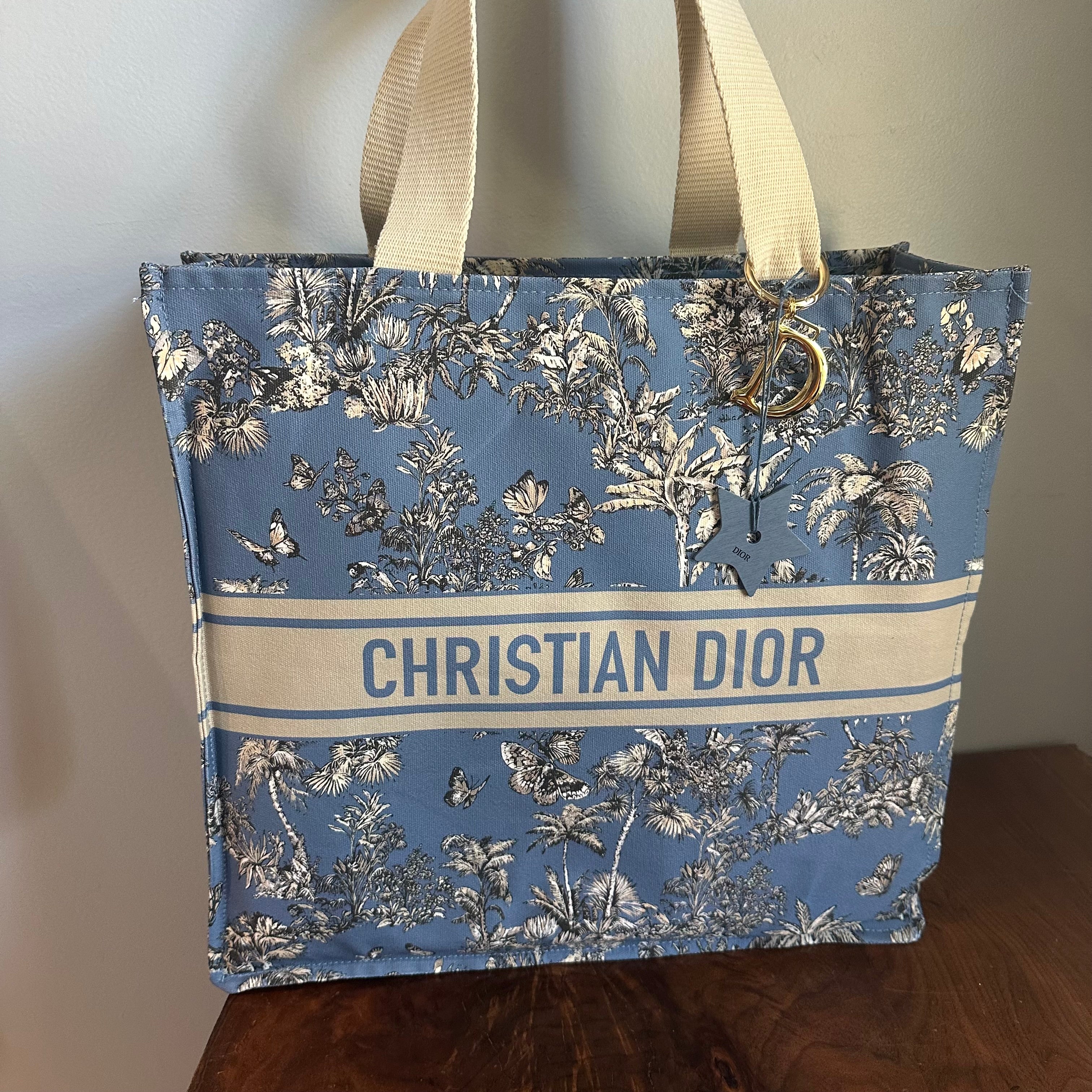 The Tote Bag - Canvas Dior in Blue
