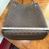 The Albatross Shoulder Bag - Vintage Gucci GG in Chocolate Brown Canvas