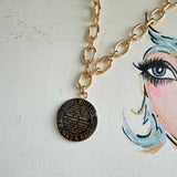 Repurposed Louis Vuitton Necklace