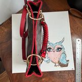 The Swan Crossbody - Vintage LV Monogram in Red