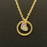 Upcycled LV Necklace